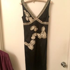 Adrianna Papell Boutique  Black Dress, sz. 4